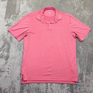 Joannle O Pink Heathered Short Sleeve‎ Polo Shirt Womens Medium Golf Casual